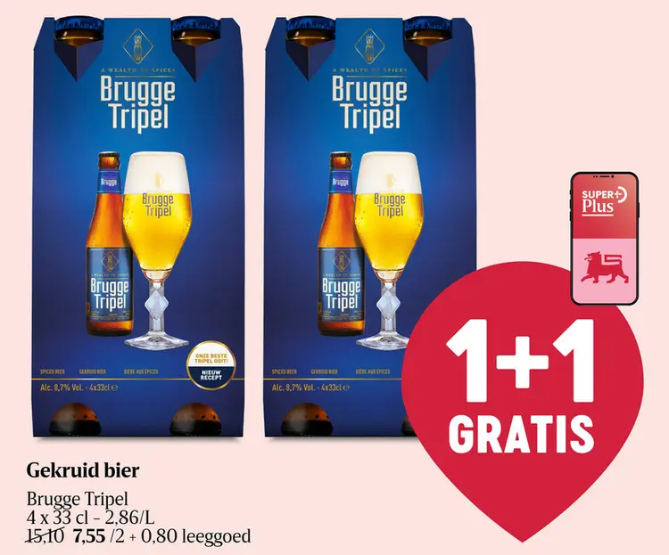 Promotie: Gekruid bier Brugge Tripel