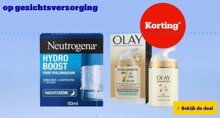 Aanbieding: Gezichtsverzorging