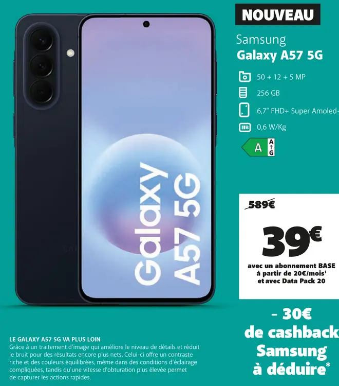 Offre: Galaxy A57 5G
