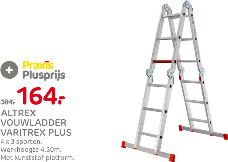 Aanbieding: Vouwladder Varitrex Plus