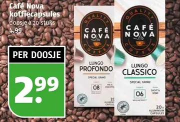 Aanbieding: Café Nova koffiecapsules