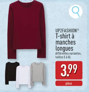 Offre: T-shirt à manches longues
