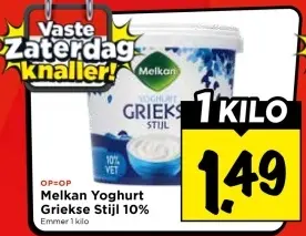 Aanbieding: Yoghurt Griekse Stijl 10%