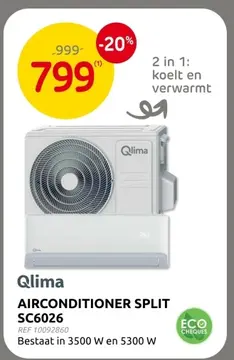 Aanbieding: Airconditioner split sc6026