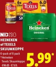 Aanbieding: Heineken of Texels Skuumkoppe
