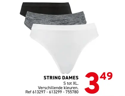Promotie: String dames