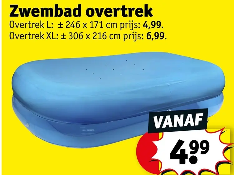 Promotie: Zwembad overtrek