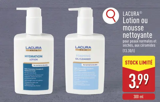 Offre: Lotion mousse nettoyante