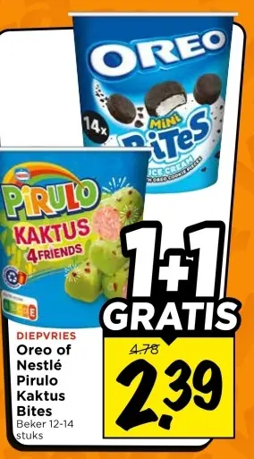 Aanbieding: Oreo of Nestlé Pirulo Kaktus Bites