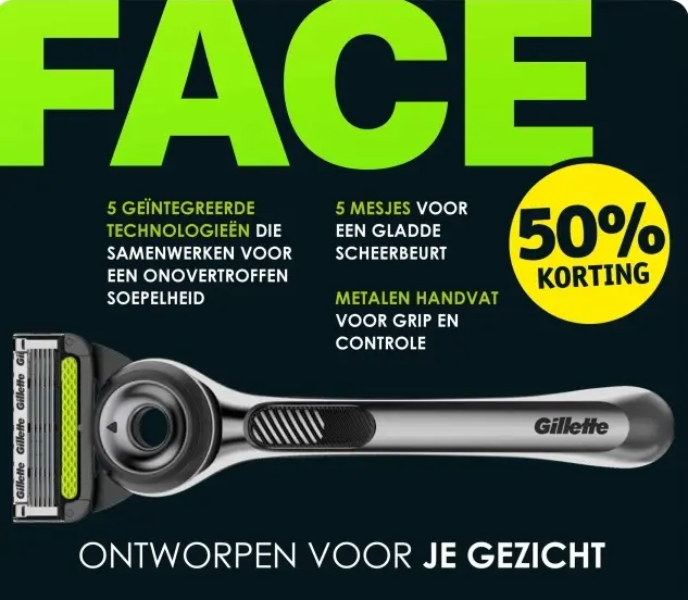 Promotie: Gillette Face