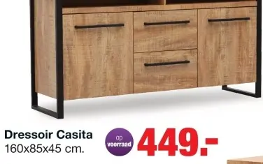 Aanbieding: dressoir Casita