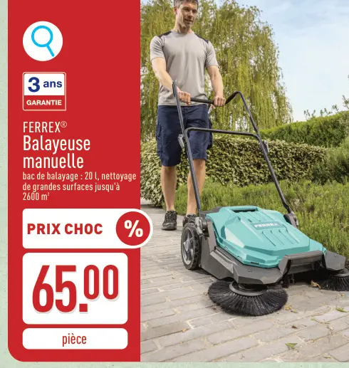 Offre: Balayeuse manuelle