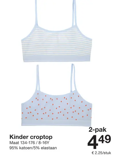 Promotie: Kinder croptop