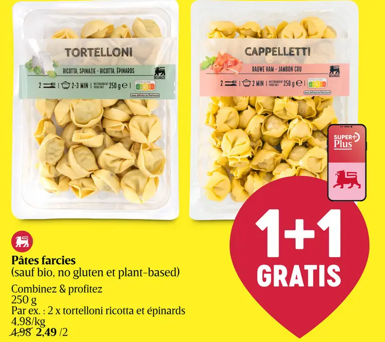 Offre: Pâtes farcies