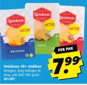 Aanbieding: Uniekaas 48+ stukken