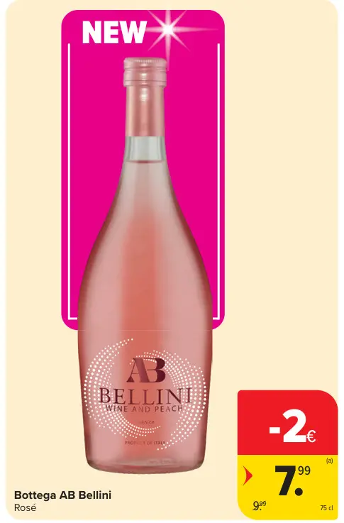 Offre: Bottega AB Bellini Rosé