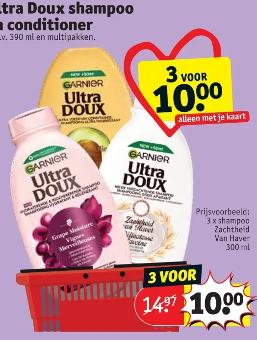 Promotie: Ultra Doux shampoo & conditioner