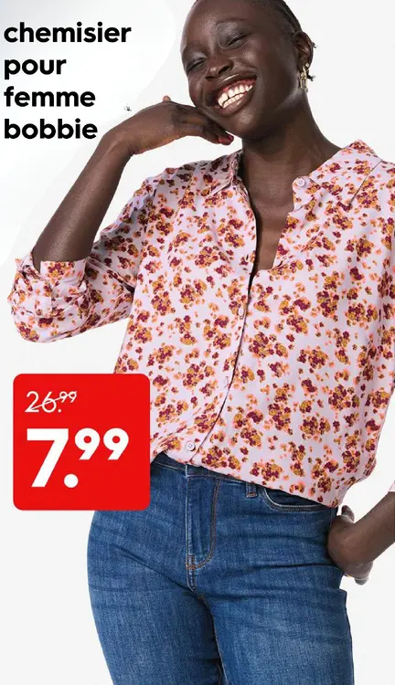 Offre: chemisier pour femme bobbie