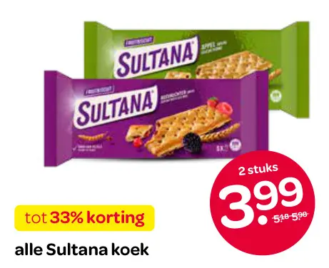 Aanbieding: Sultana koek