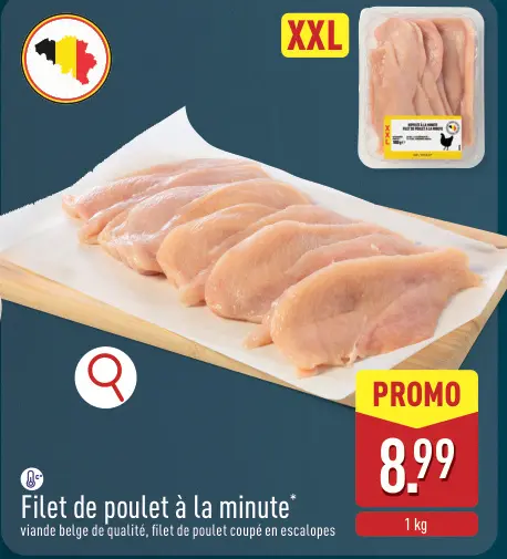 Offre: Filet de poulet à la minute