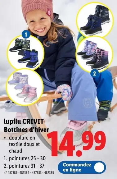 Offre: Bottes d'hiver pour enfants