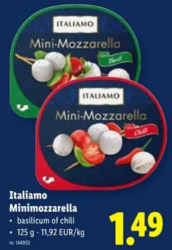 Aanbieding: Italiamo Minimozzarella