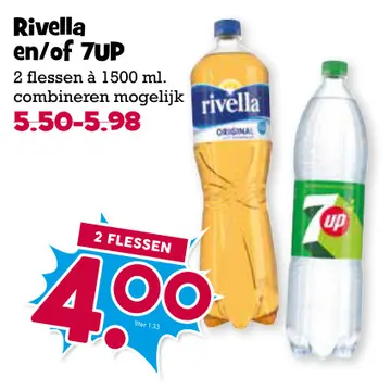 Aanbieding: Rivella en/of 7UP