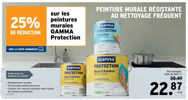 Offre: Peintures murales Protection