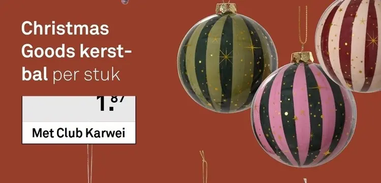 Aanbieding: Christmas Goods kerstbal