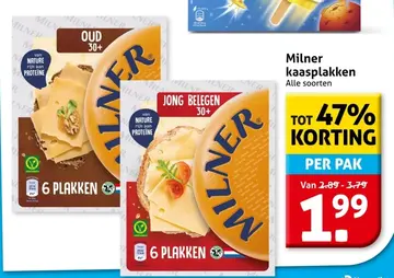 Aanbieding: Milner kaasplakken