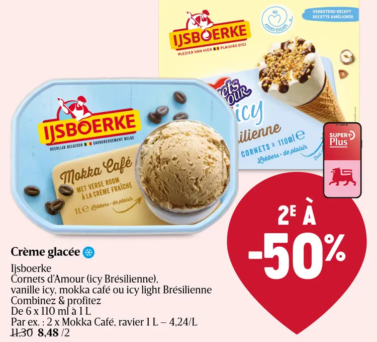 Offre: Crème glacée