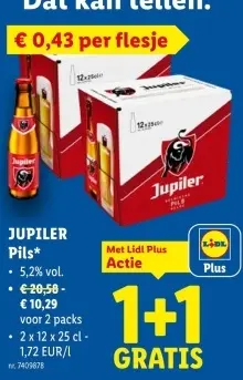 Promotie: JUPILER Pils