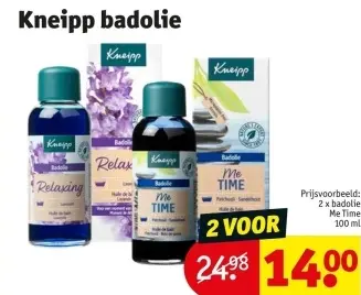 Aanbieding: Kneipp badolie