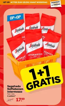 Aanbieding: Segafredo Koffiebonen intermezzo