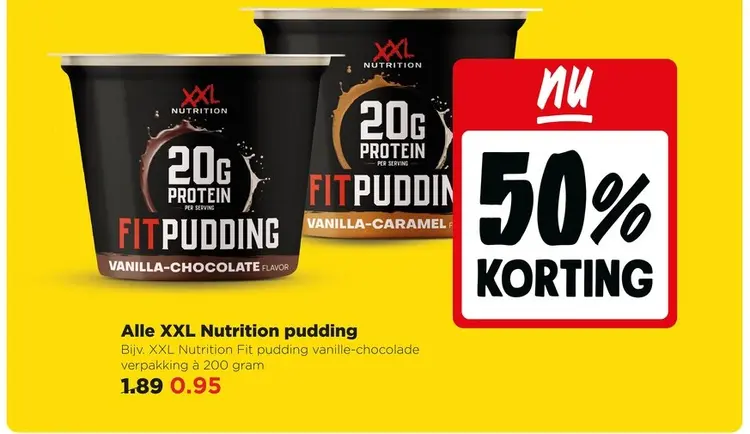 Aanbieding: Alle XXL Nutrition pudding