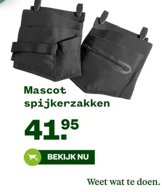Aanbieding: Spijkerzakken