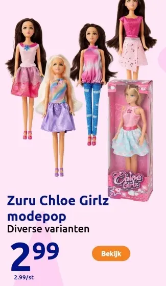 Aanbieding: Zuru Chloe Girlz modepop
