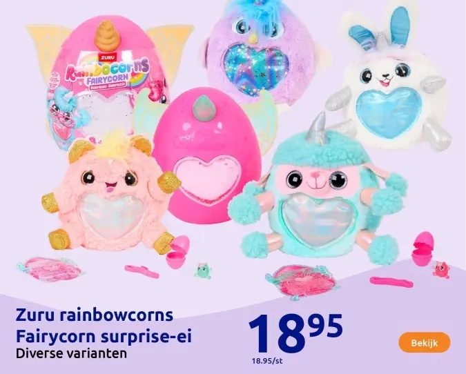 Aanbieding: Zuru rainbowcorns Fairycorn surprise-ei