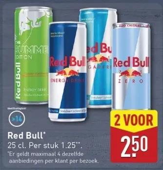 Aanbieding: Red Bull