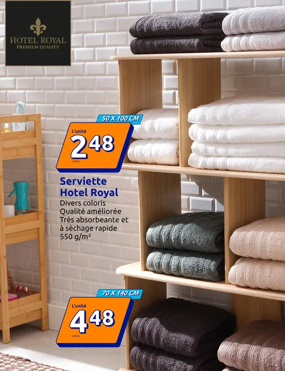 Offre: Serviette