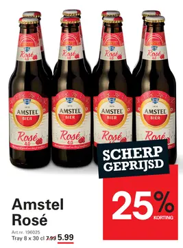 Aanbieding: Amstel Rosé