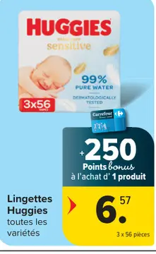 Offre: Lingettes Huggies