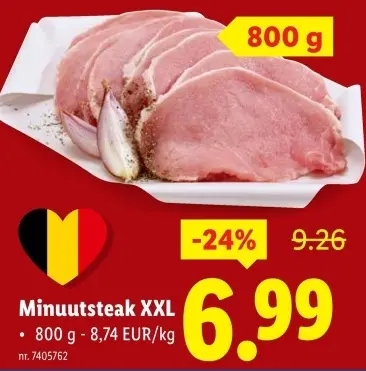 Promotie: Minuutsteak XXL