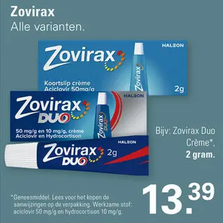 Aanbieding: Zovirax
