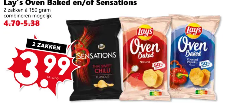 Aanbieding: Oven Baked en/of Sensations