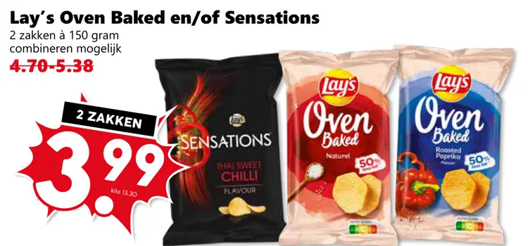 Aanbieding: Oven Baked en/of Sensations