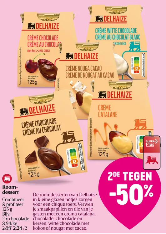 Aanbieding: Roomdessert