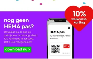 Aanbieding: HEMA pas