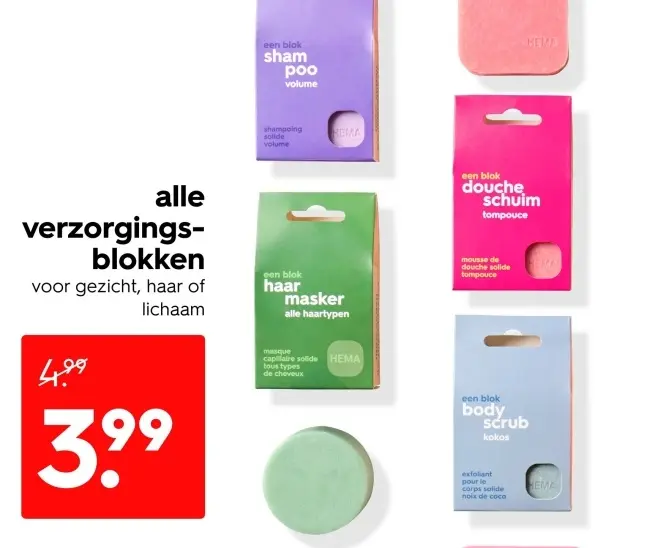 Aanbieding: Alle verzorgingsblokken