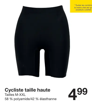 Offre: Cycliste taille haute